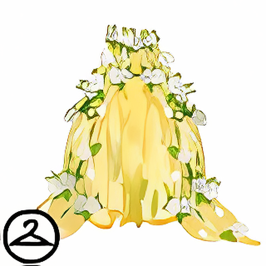 Dyeworks Yellow: Summery Floral Cape