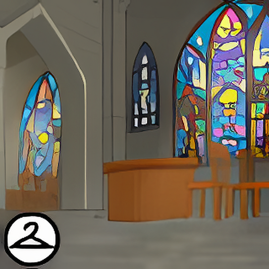 Colorful Academy Hall Background