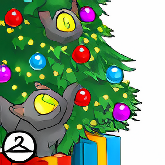 Curious Meowclops Christmas Tree Trinket