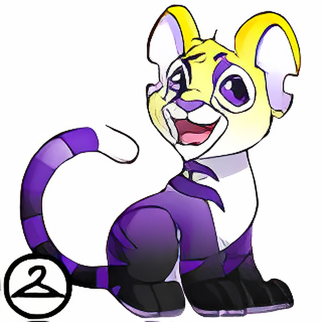 Prismatic Nonbinary: Adoring Rainbow Kougra