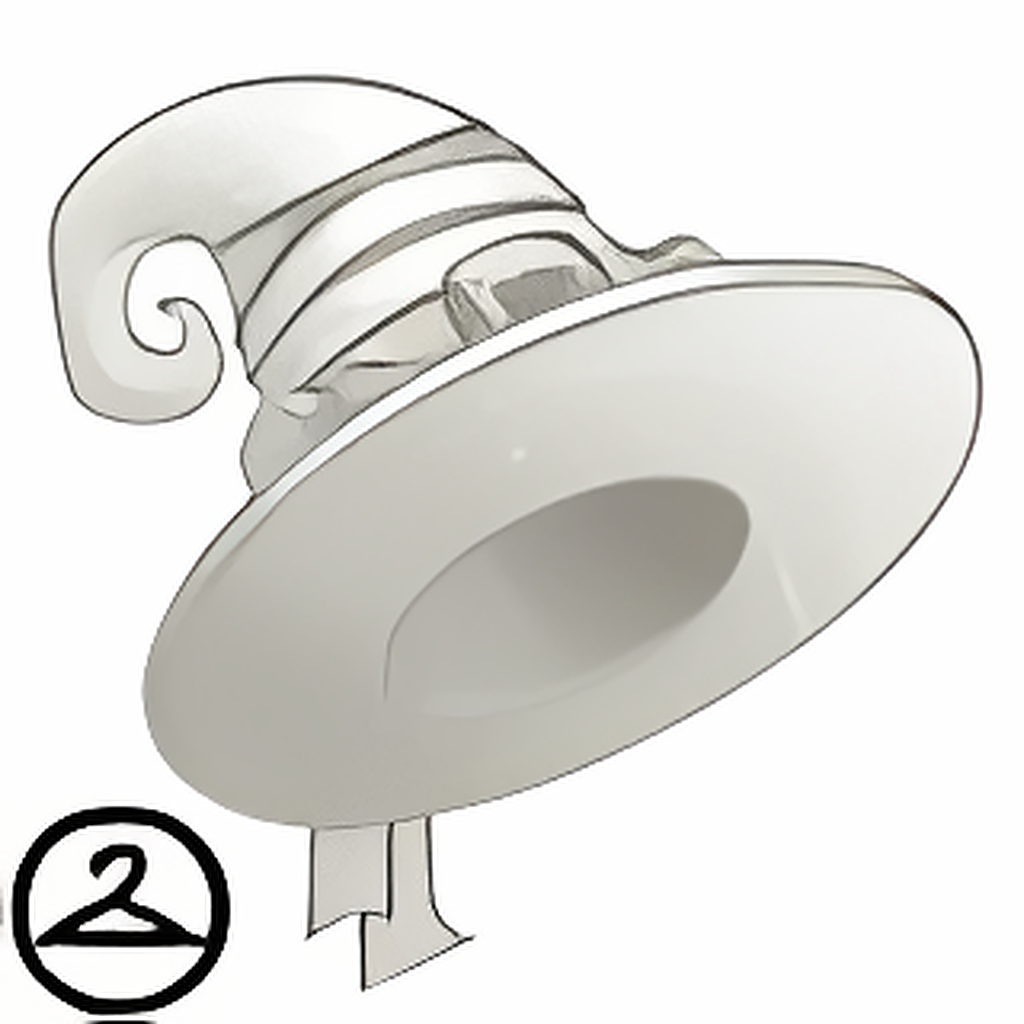 Dyeworks White: Crystal Collector Witch Hat