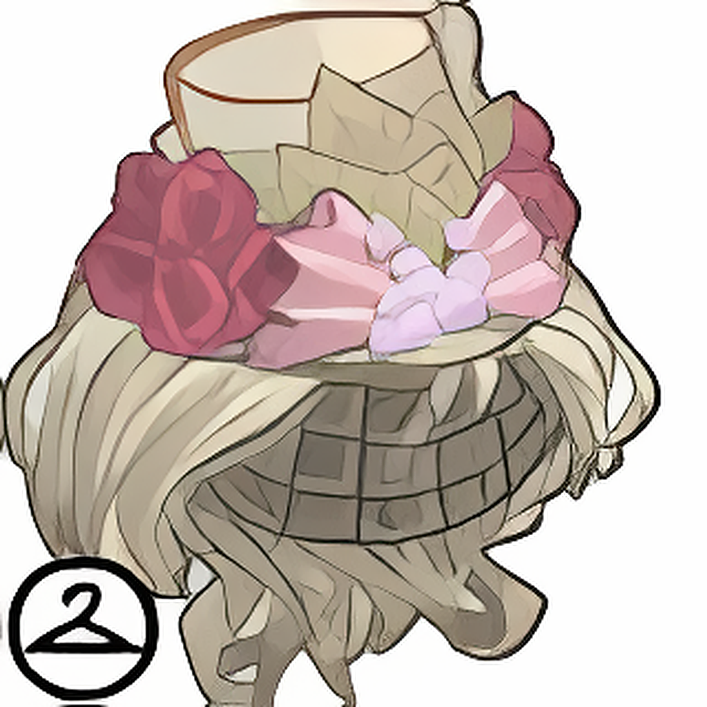 Muted Riding Hat and Wig