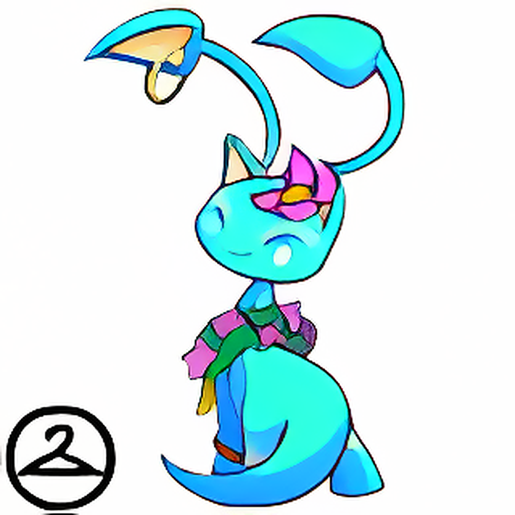 Prismatic Cyan: Tropical Island Aisha