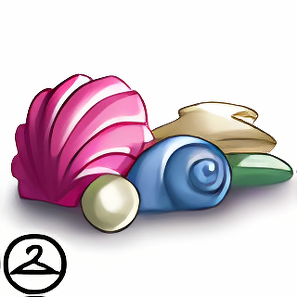 Plush Seashell Pillows