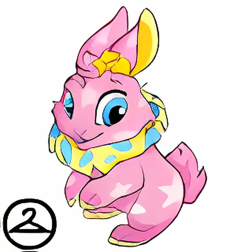 Prismatic Pink: Celebratory Anniversary Cybunny