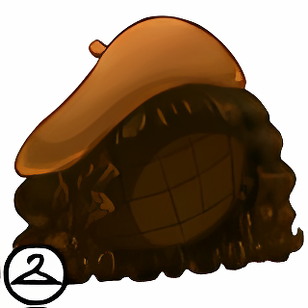 Cosy Beret and Short Curls Wig