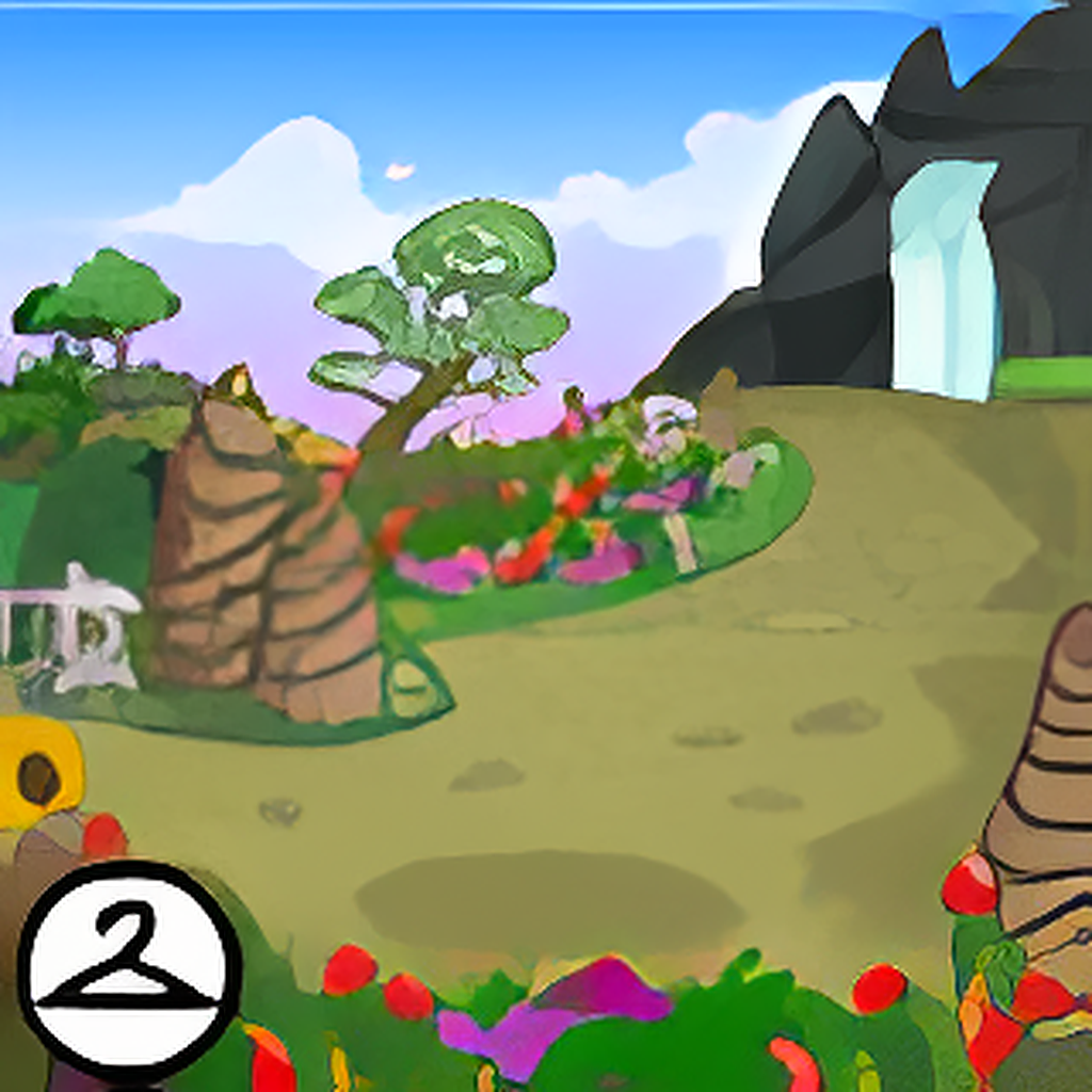 Peaceful Garden Background