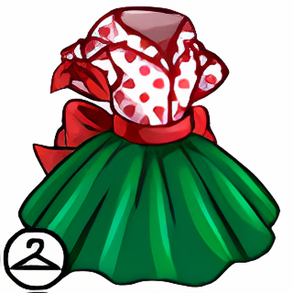 Dyeworks Red: Polka Dot Holiday Dress