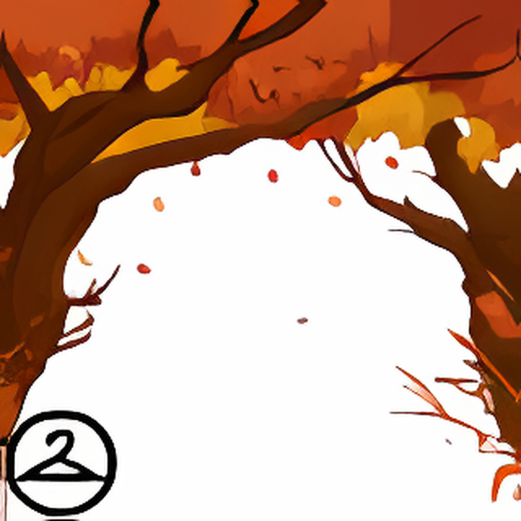 Dyeworks Autumn: Peaceful Tree Garland