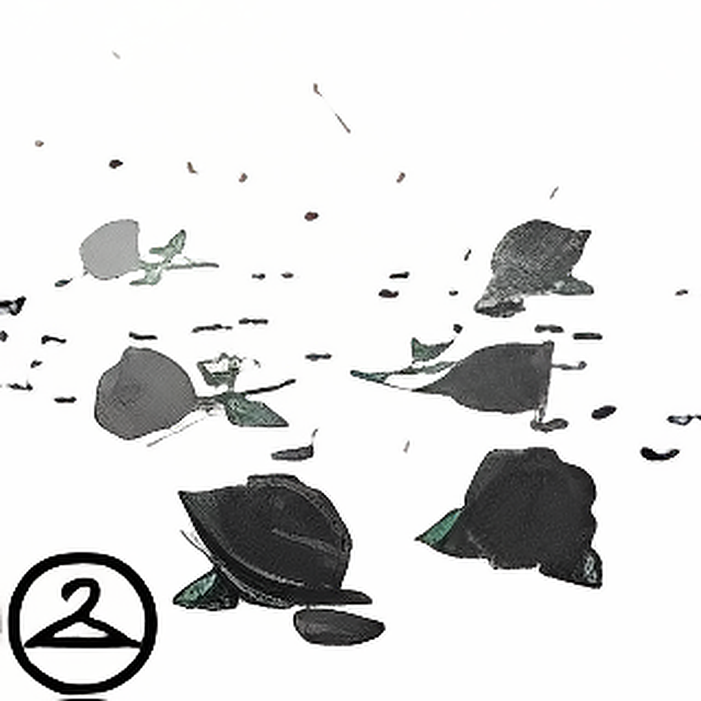 Black Rose Petal Shower