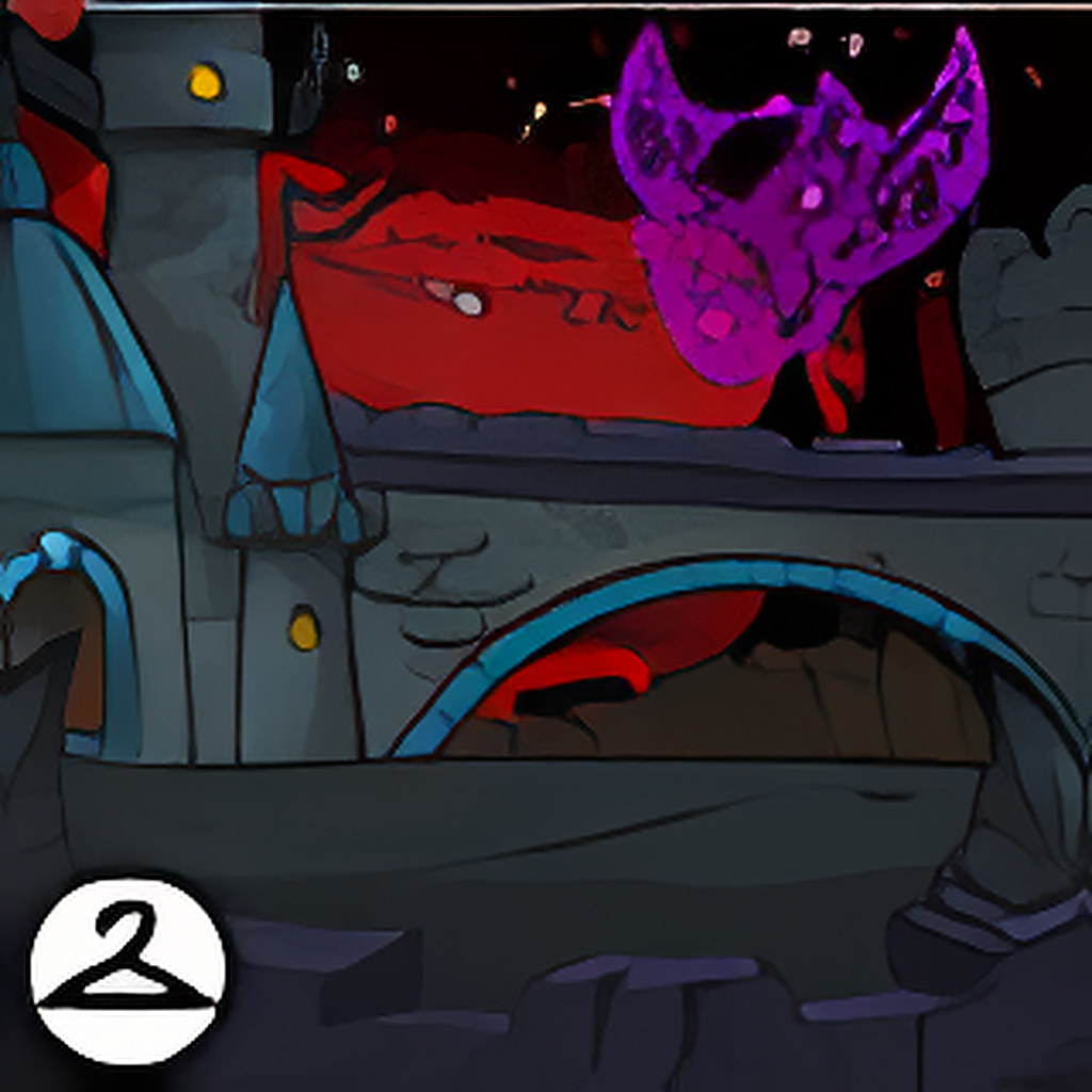 New Years in Darigan Citadel Background