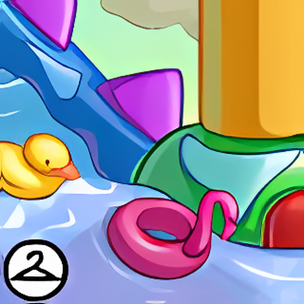 Down the Water Slide Background