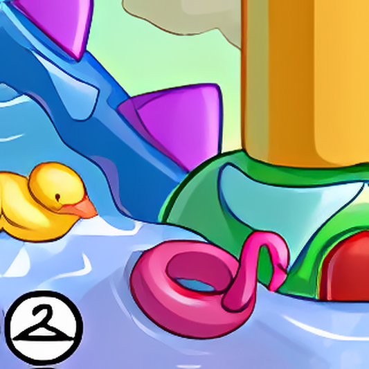Down the Water Slide Background