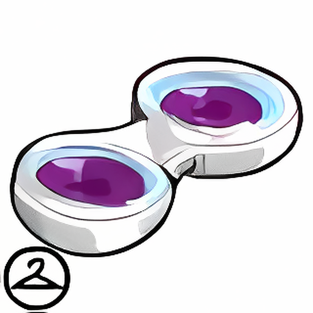 Hypnotic Purple Swirl Contacts