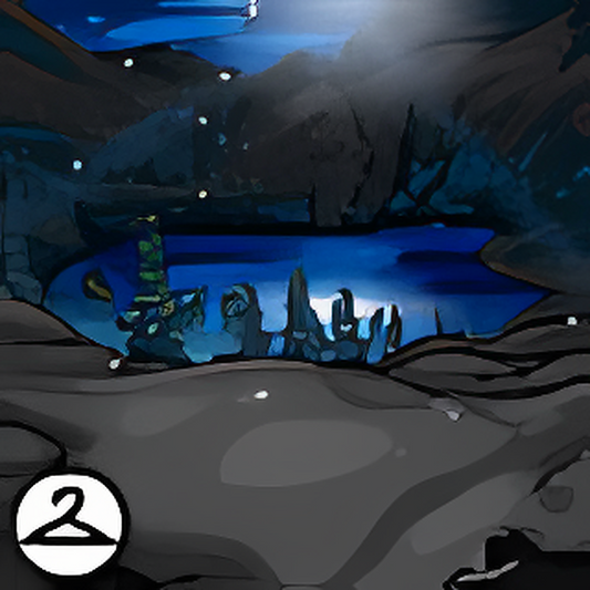 Dyeworks Black: Winter Dream Background