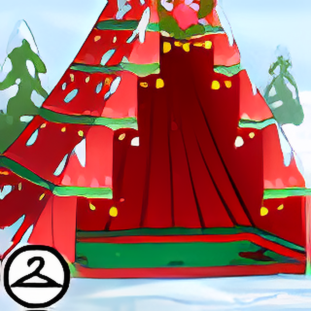 Christmas Eve Tent Background