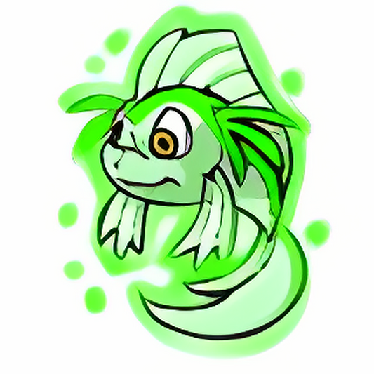Magical Green Koi Plushie