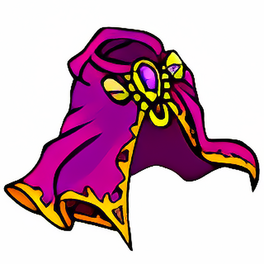 Ornate Violet Cloak