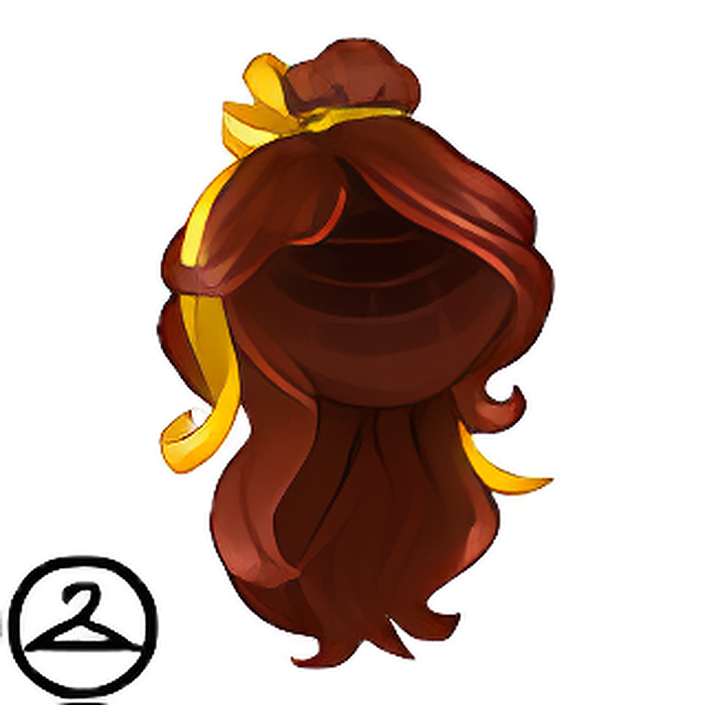 Auburn Rose Bun