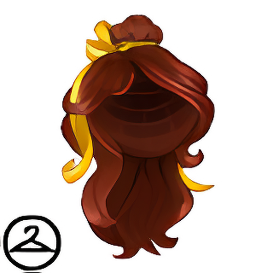 Auburn Rose Bun