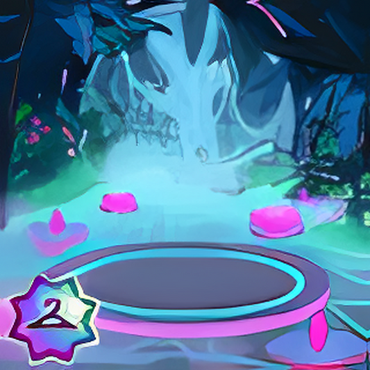Neon Garden Background