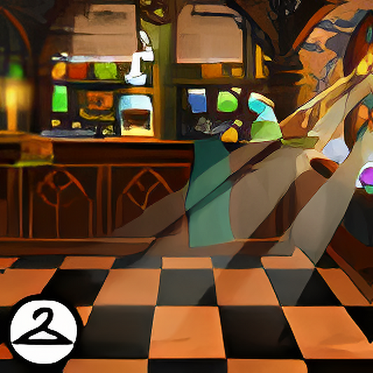 Witches Brew Coffee Shop Background