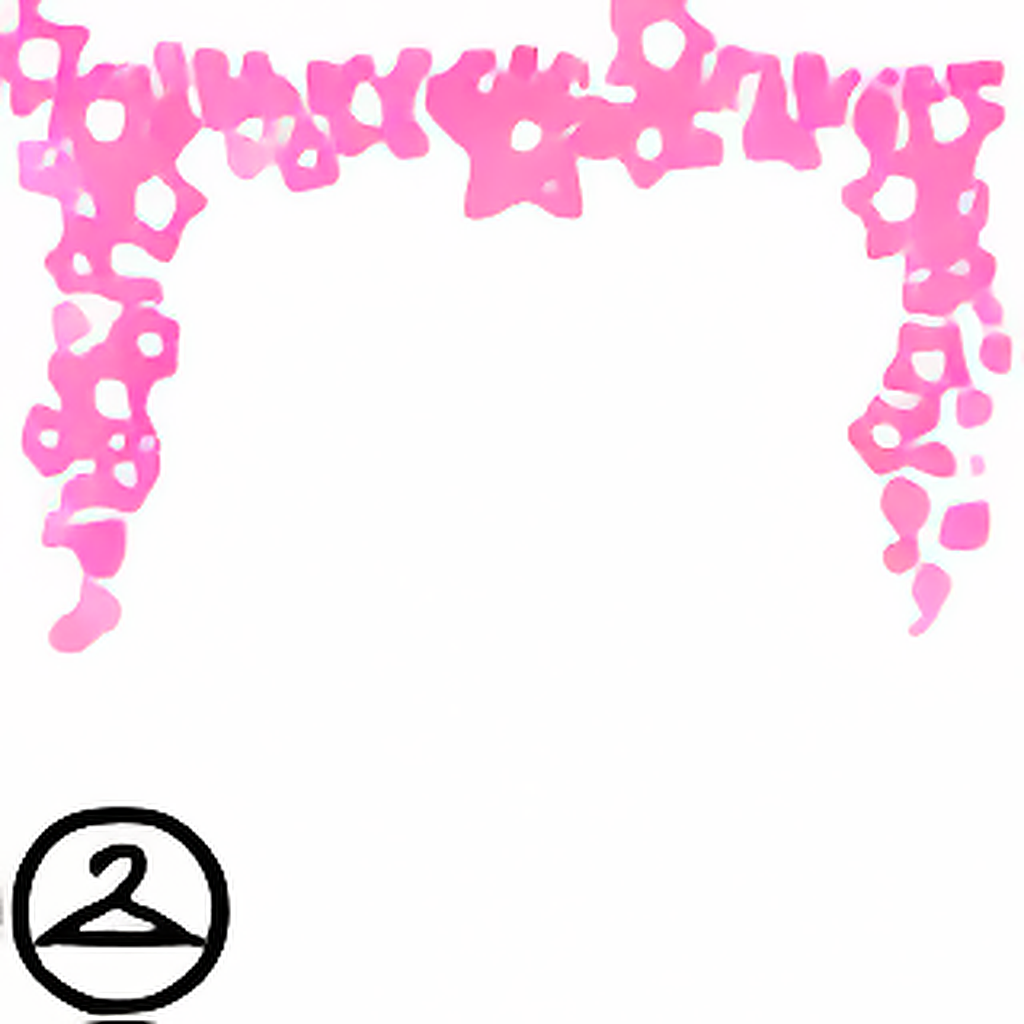 Dyeworks Pink: Crystal Star String Lights