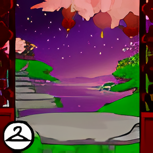 New Years in Shenkuu Background