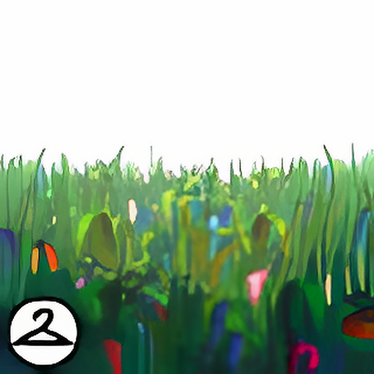 Hidden Among the Grass Foreground