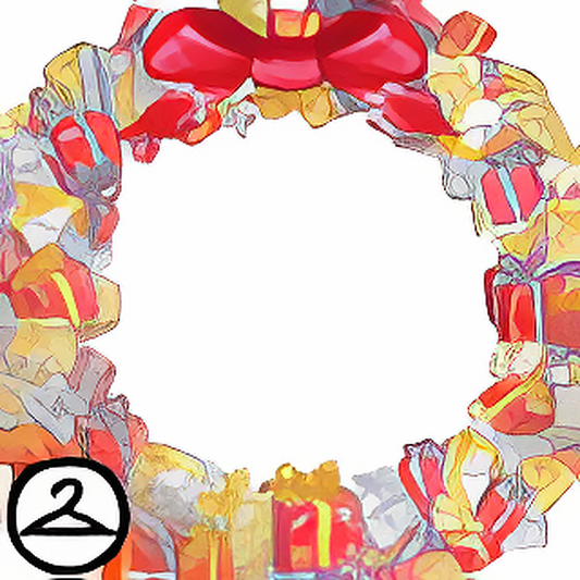 Shiny Shimmering Gift Wreath