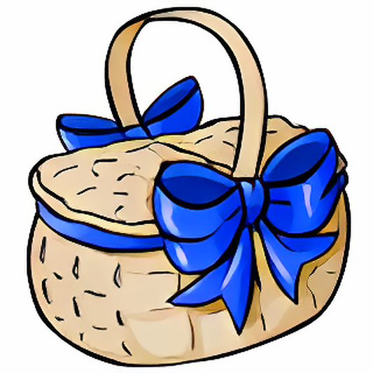 Blue Picnic Hamper