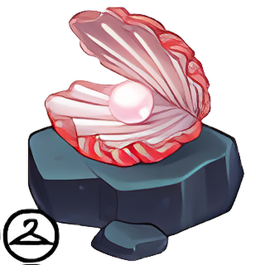 Maraquan Clam with Precious Pearl