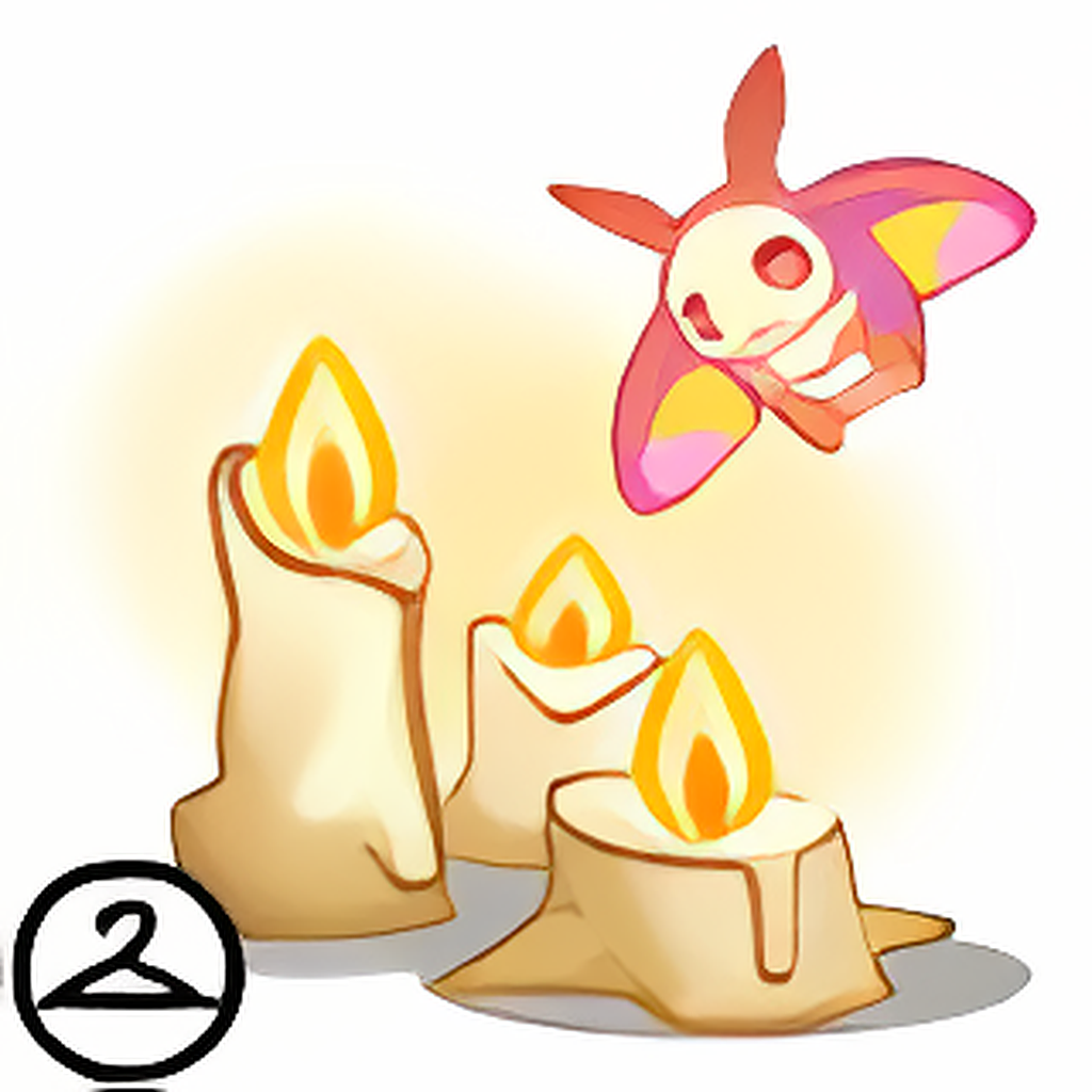 Ditrey Petpetpet Candles Foreground