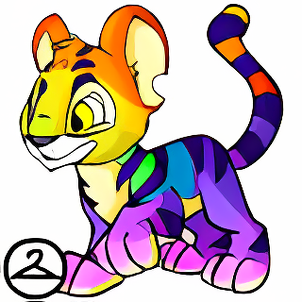Nostalgic Rainbow Kougra