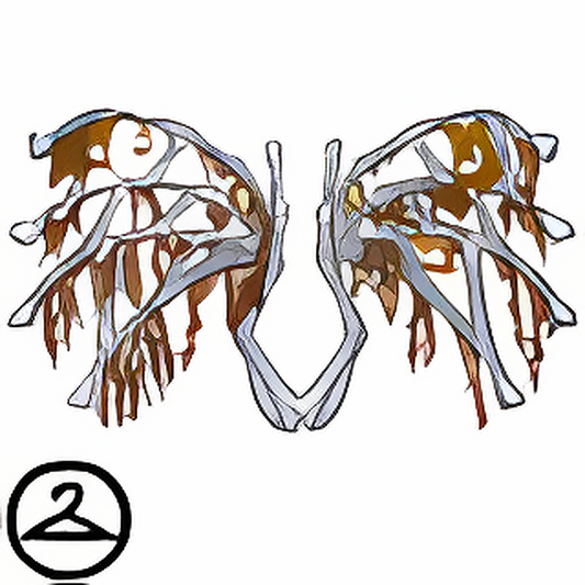Ragged Skeleton Wings
