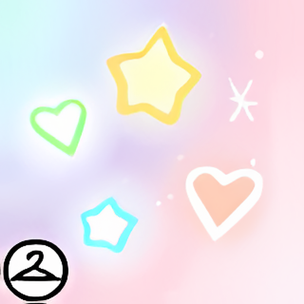Premium Collectible: Sparkling Pastel Rainbow Background Item