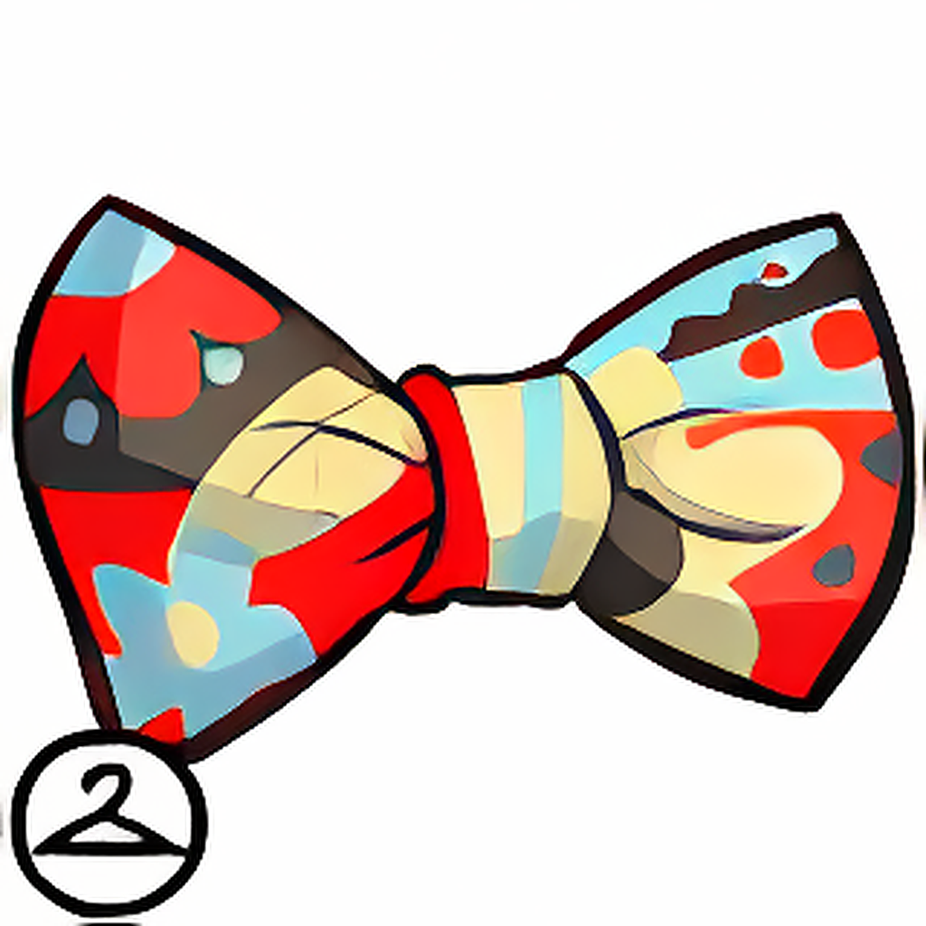 Fancy Flower Bow Tie