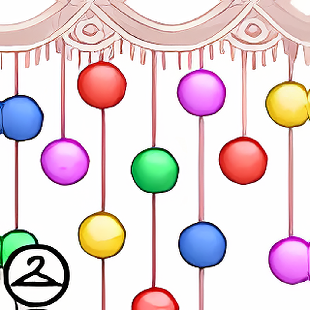 Crochet Pompom Garland
