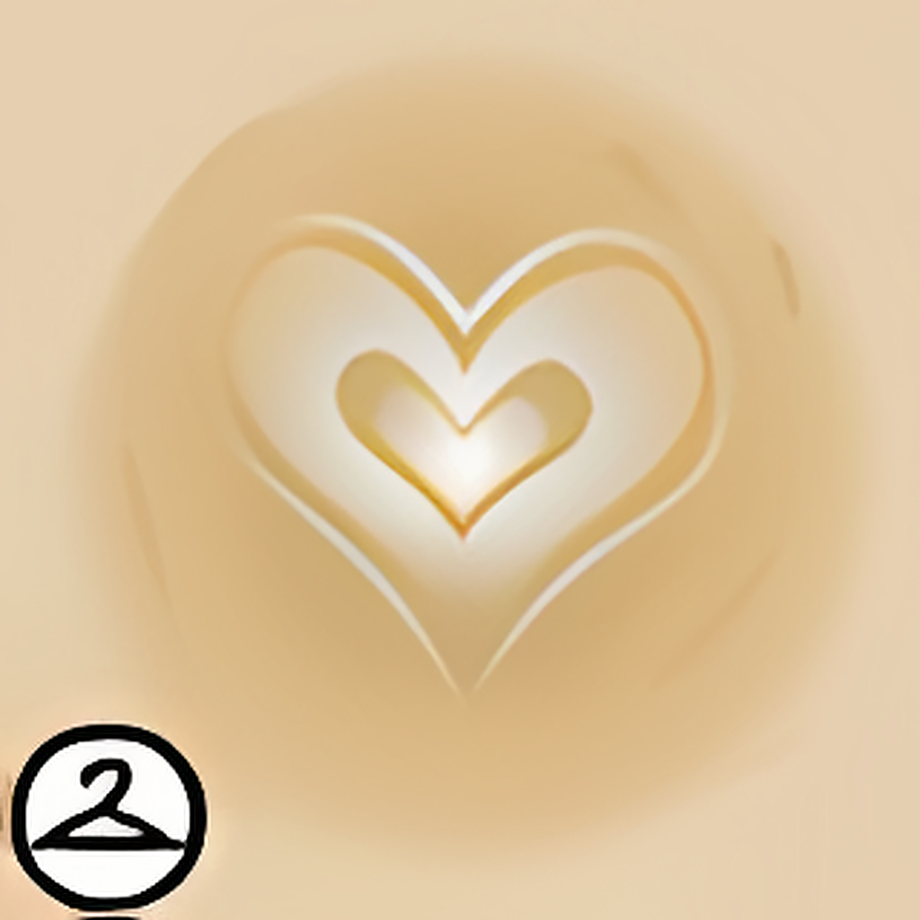 Latte Art Heart Filter