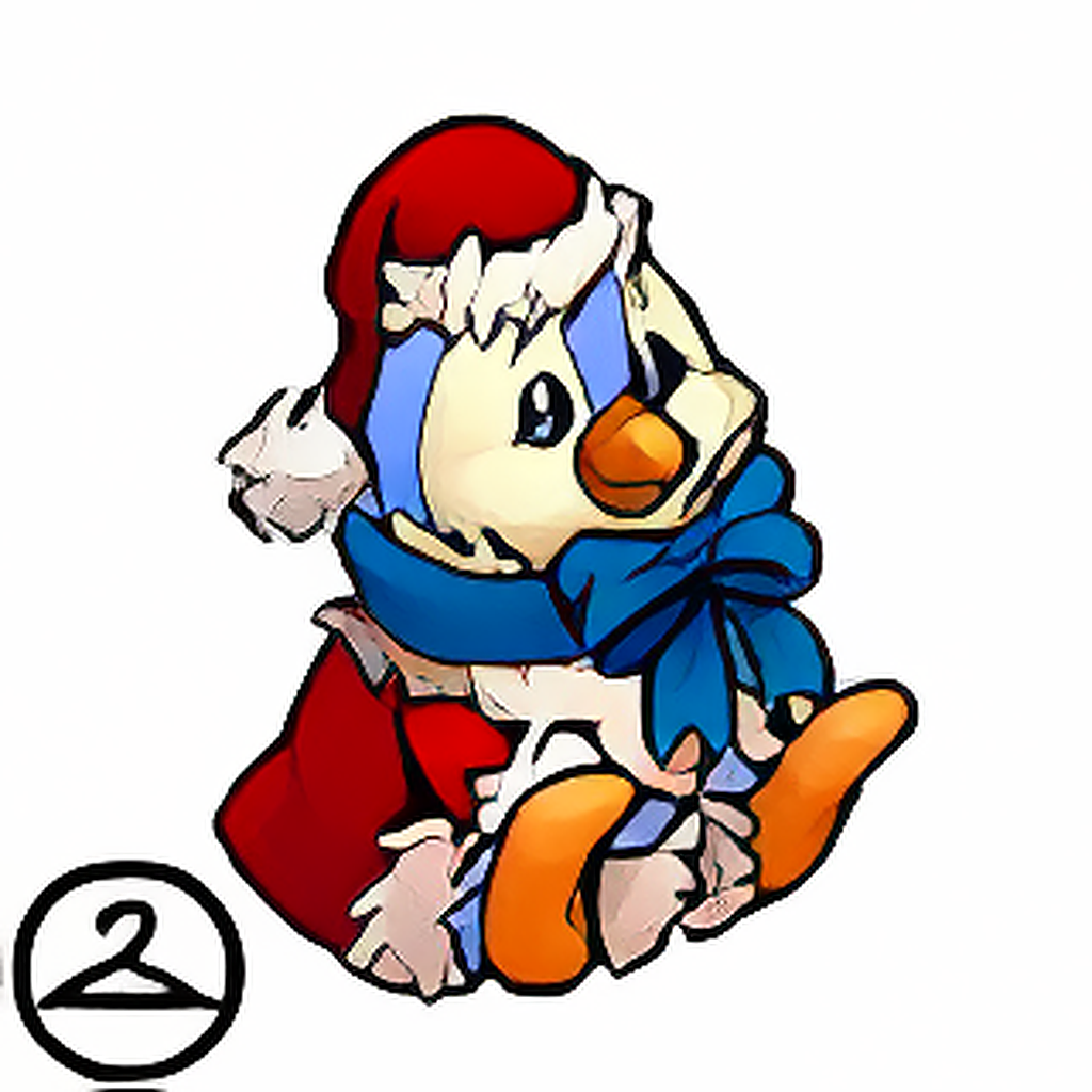 Pixel Habbo Christmas Bruce Companion Foreground