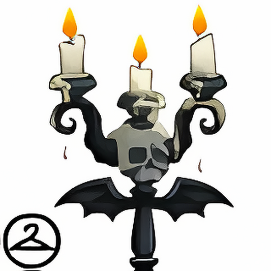 Spooky Candelabra Staff Handheld