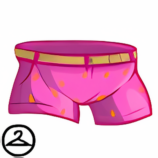 Pink Shorts with Gold Belt