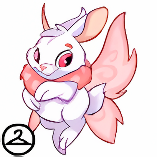 Prismatic Blossom: Fluttering Faerie Cybunny
