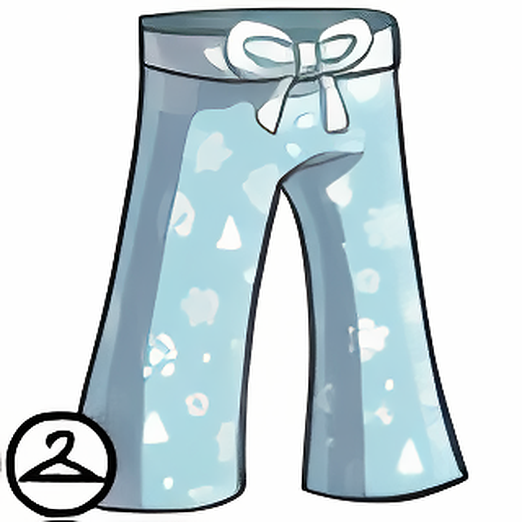 Blue Snowflake Pyjama Trousers