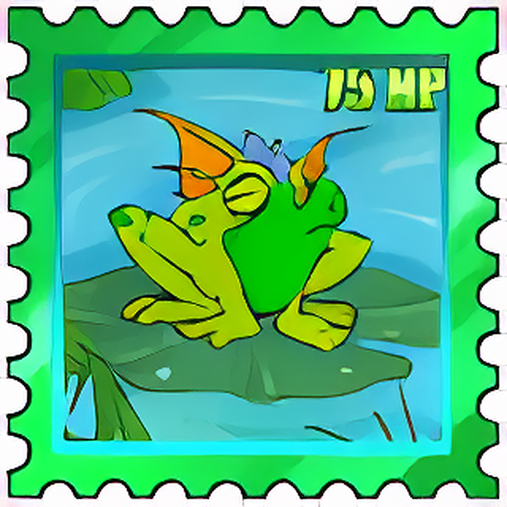 Kiss the Mortog Stamp