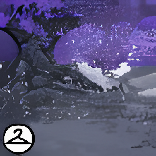 Dyeworks Void Black: Grand Oak Tree Background