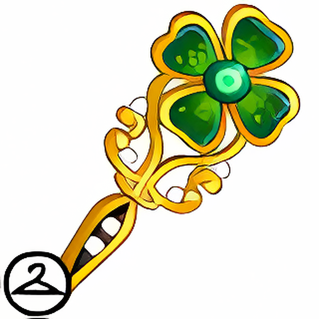 Jewelled Shamrock Sceptre