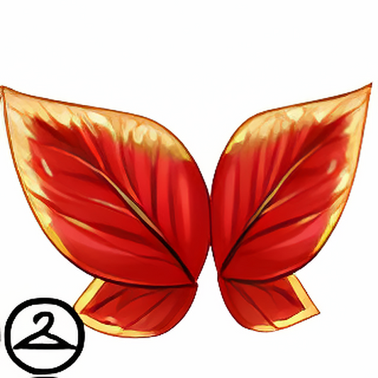 Gold Tipped Poinsettia Wings