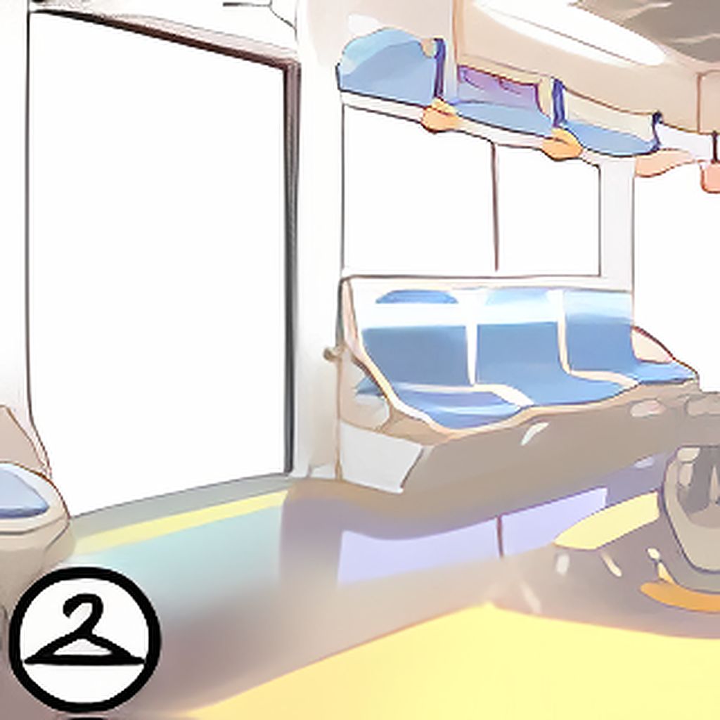 Dreamy Subway Windows Background Item