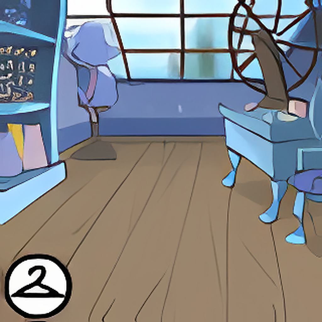 Dyeworks Blue: Sewing Room Background